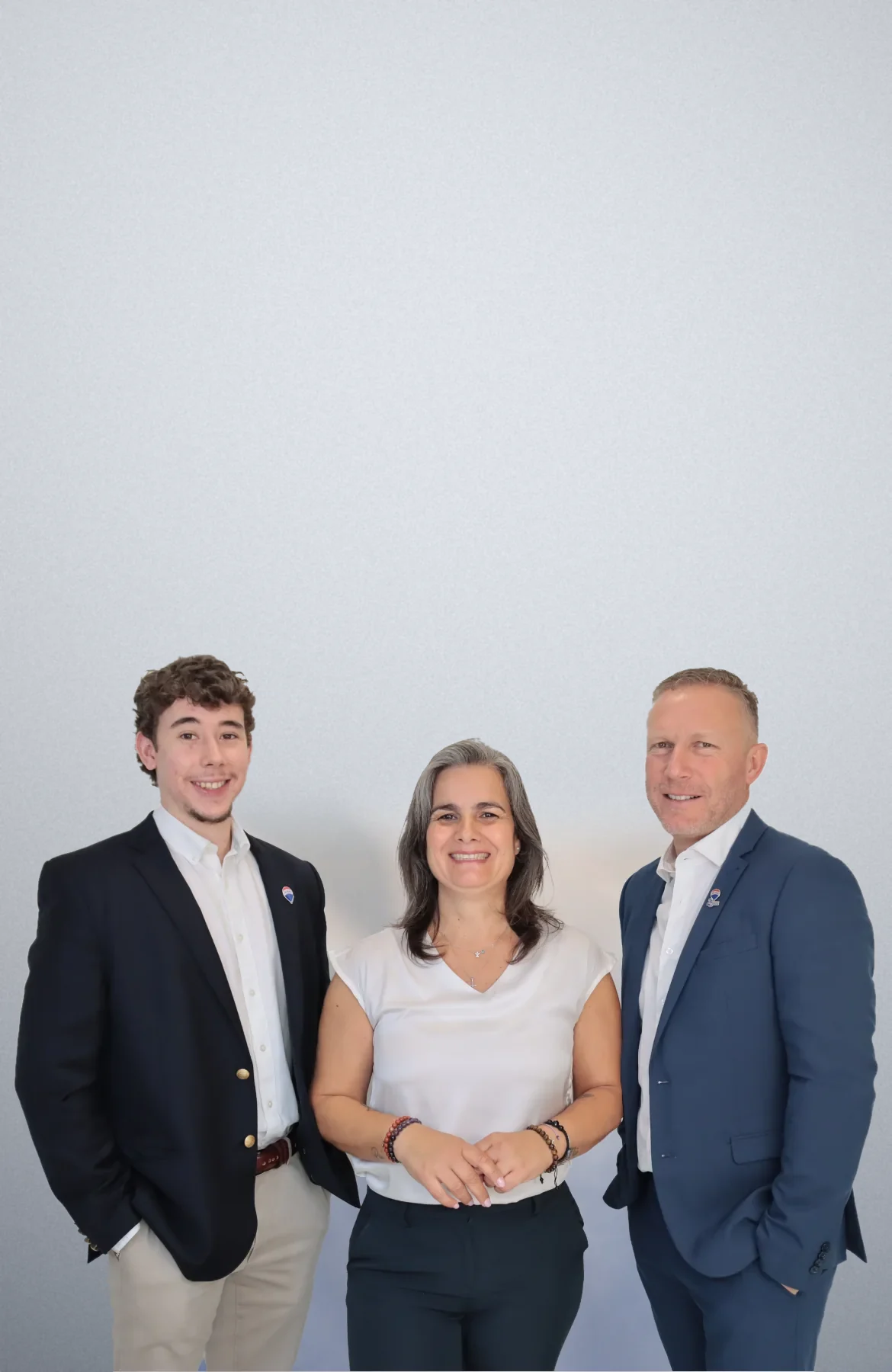 Henrique Sentieiro, Paula Colaço e Carlos Pereira, a equipa Real Team da RE/MAX Rumo II, em Torres Novas